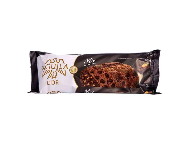 Águila Budín Mix Milk Chocolate Pound Cake with Peanuts Pudding Cake 215 g / 7.58 oz