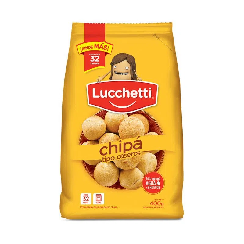 Lucchetti Ready to Make Chipá Flour 400g / 14.11oz.