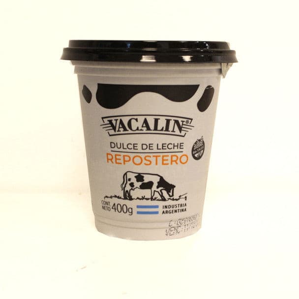 Dulce de Leche "Vacalin" pantry creamy milk confiture 400g. /14.1oz. plastic bin.