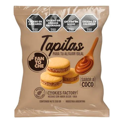 Fantoche Mini Alfajor Cookie Shells (Tapitas) 350g / 12.35 oz | Argentine Mini Alfajores Base