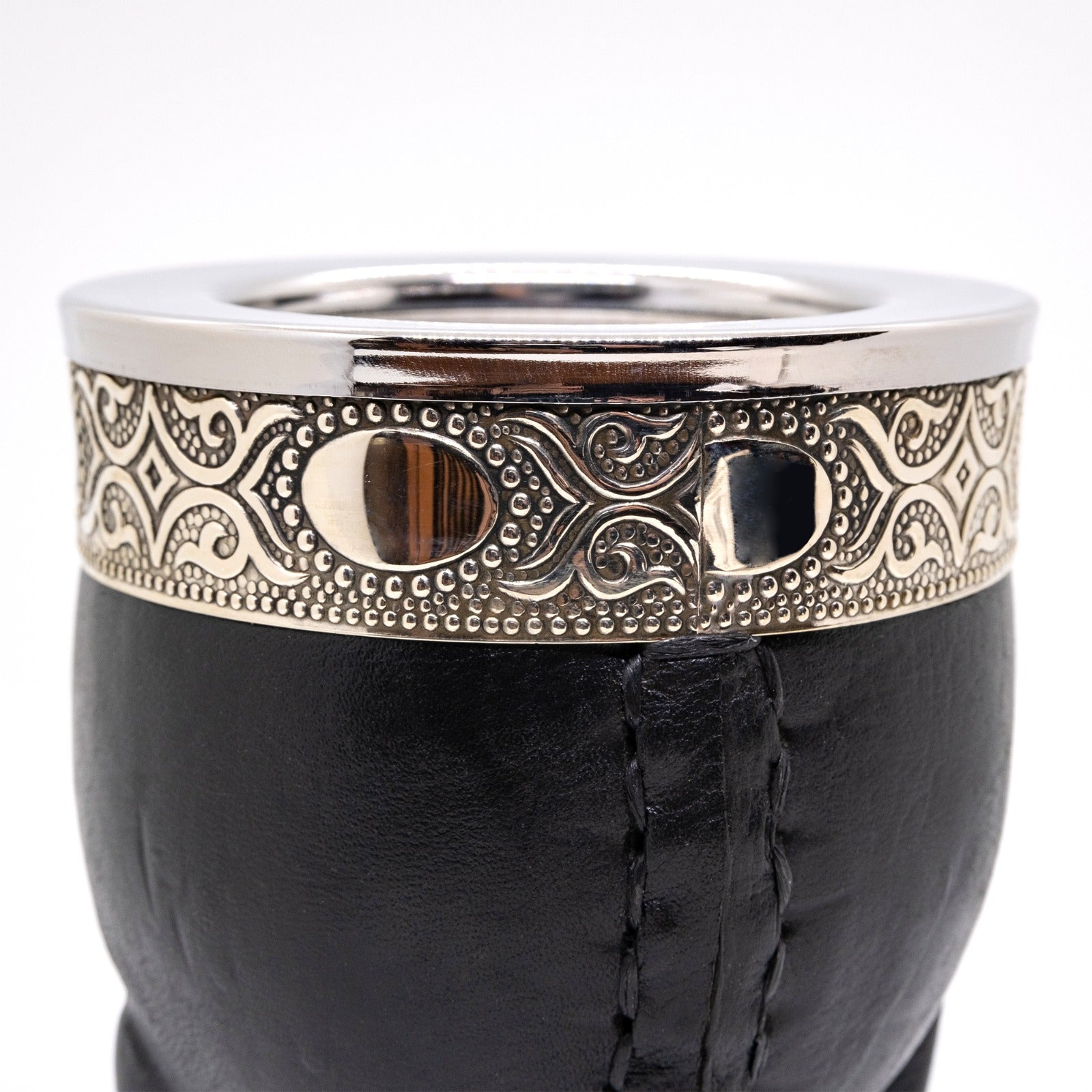 Imperial Original Black Leather Premium Mate with Alpaca & Steel Rim