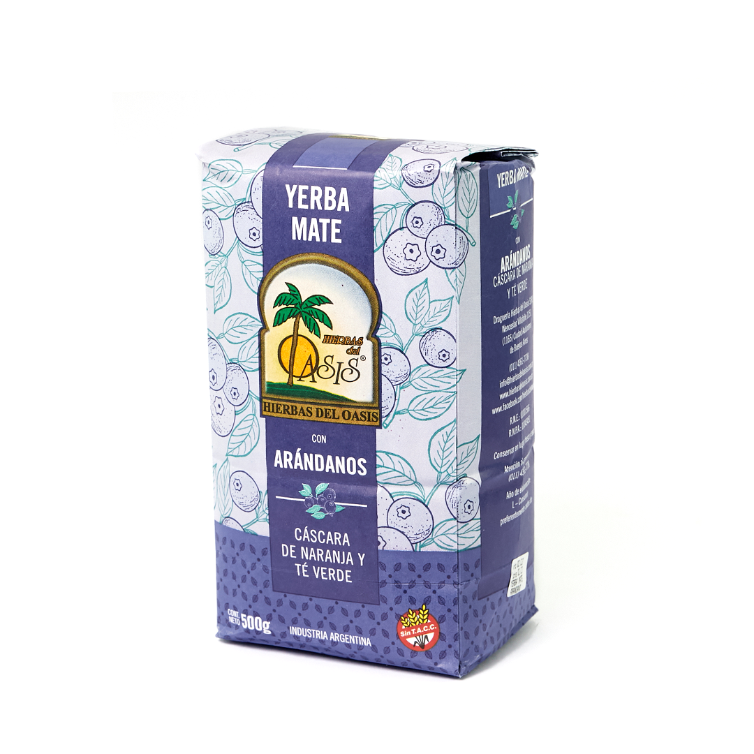 Yerba Mate with Blueberry by Hierbas del Oasis 500g