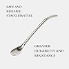 Bombilla Camionero Torpedo (Pico Loro) Stainless Steel Mate Straw