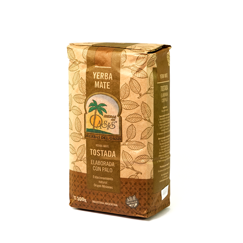 Yerba Mate Tostada by Hierbas del Oasis 500g