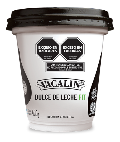 Vacalin Fit Dulce de Leche 400g / 14.11 oz | Light Reduced-Calorie Argentine Milk Caramel
