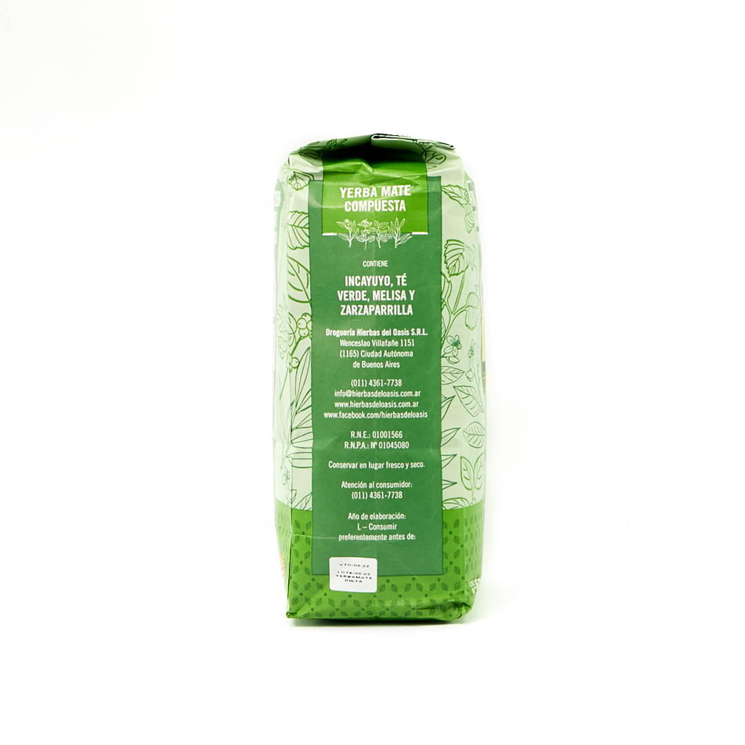 Yerba Mate Compuesta Saludable by Hierbas del Oasis 500g