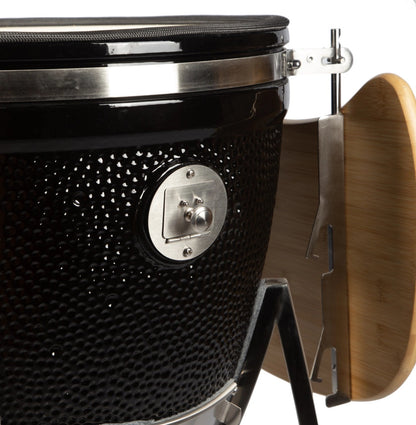 Kamado Argentino Asador Criollo 21″ Charcoal Grill & Smoker – Black