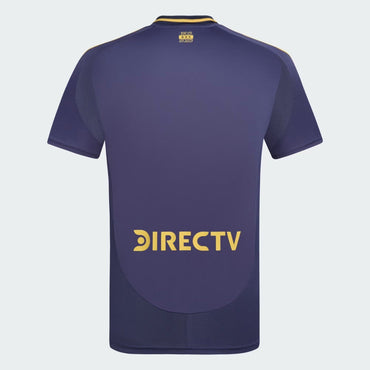 Boca Juniors 24/25 Men’s Third Jersey – Back view with club logo and starry design