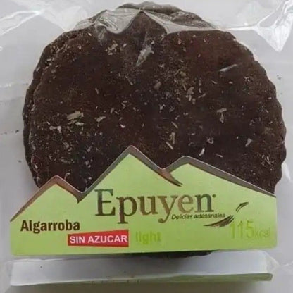 Epuyen Carob Alfajores Light with Dulce de Leche | Sugar-Free 12 Pack (600g / 1.32 lb)
