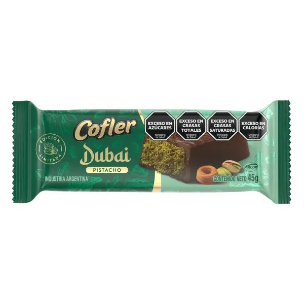 Cofler Dubai "Limited Edition" – Chocolate Filled with Pistachio Cream 45g / 0.09 lb