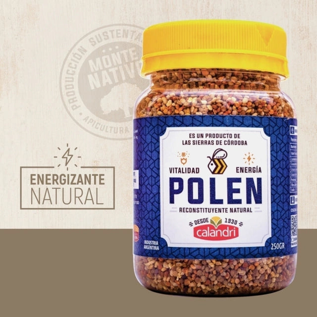 Natural Bee Pollen by Calandri – 250g / 0.55lb