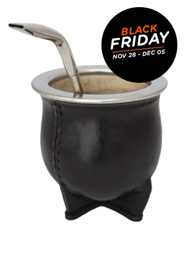 Black Friday Mate Premium Pumpking Gourd - Mate Camionero (Black)