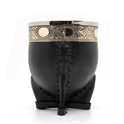 Imperial Original Black Leather Premium Mate with Alpaca & Steel Rim