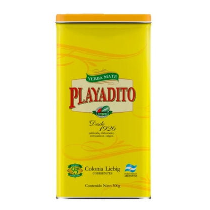 Playadito Yerba Mate Con Palo Can 500 g / 1.1 lb