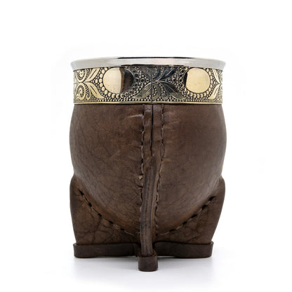 Imperial Original Brown Leather Premium Mate with Alpaca & Steel Rim