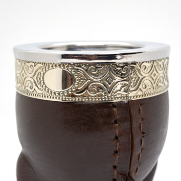 Imperial Original Brown Leather Premium Mate with Alpaca & Steel Rim