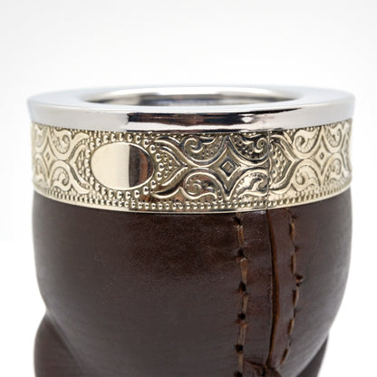 Imperial Original Brown Leather Premium Mate with Alpaca & Steel Rim