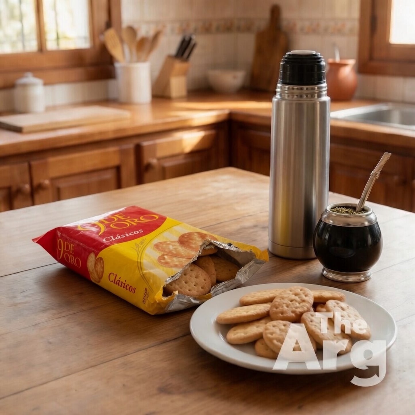 9 de Oro Classic Biscuits Traditional Argentine Bizcochos 200 g / 7.1 oz
