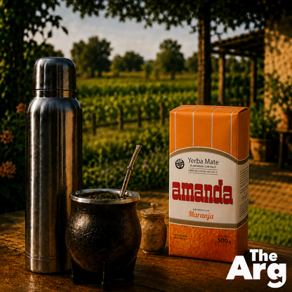 Yerba Mate Amanda Orange 500g | Argentine Mate Tea with Orange Flavor