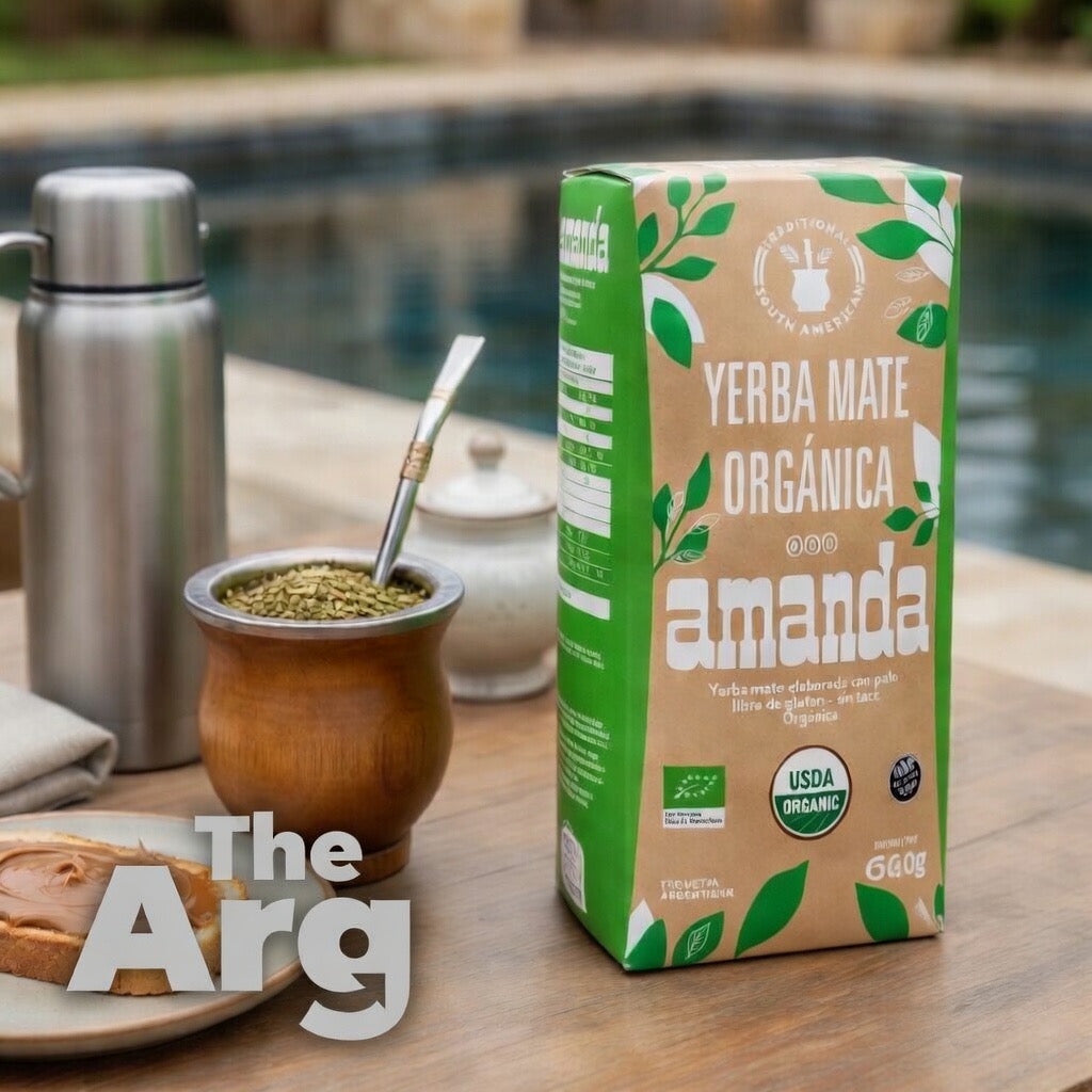 Amanda Organic Yerba Mate 500g – Certified Argentine Loose Leaf Mate Tea