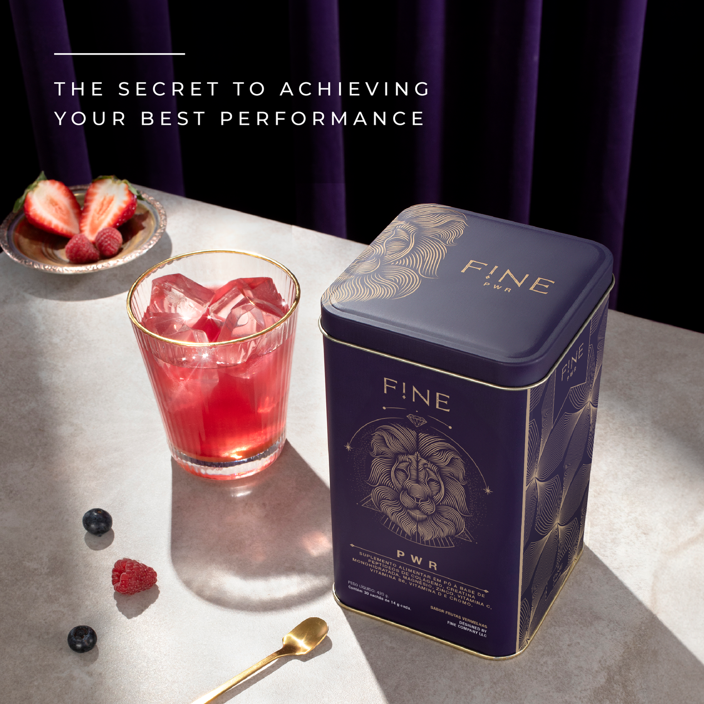 F!NE Power Collagen Powder – Forest Fruit Flavor | Advanced Antioxidant & Joint Support