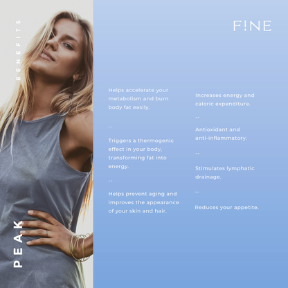 F!NE Peak Collagen Powder Tropical Cream Flavor
