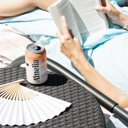 Amelia Ice Tea Peach | Ready-to-Drink Iced Tea 354ml Six-Pack