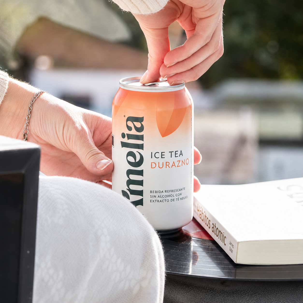Amelia Ice Tea Peach | Ready-to-Drink Iced Tea 354ml Six-Pack