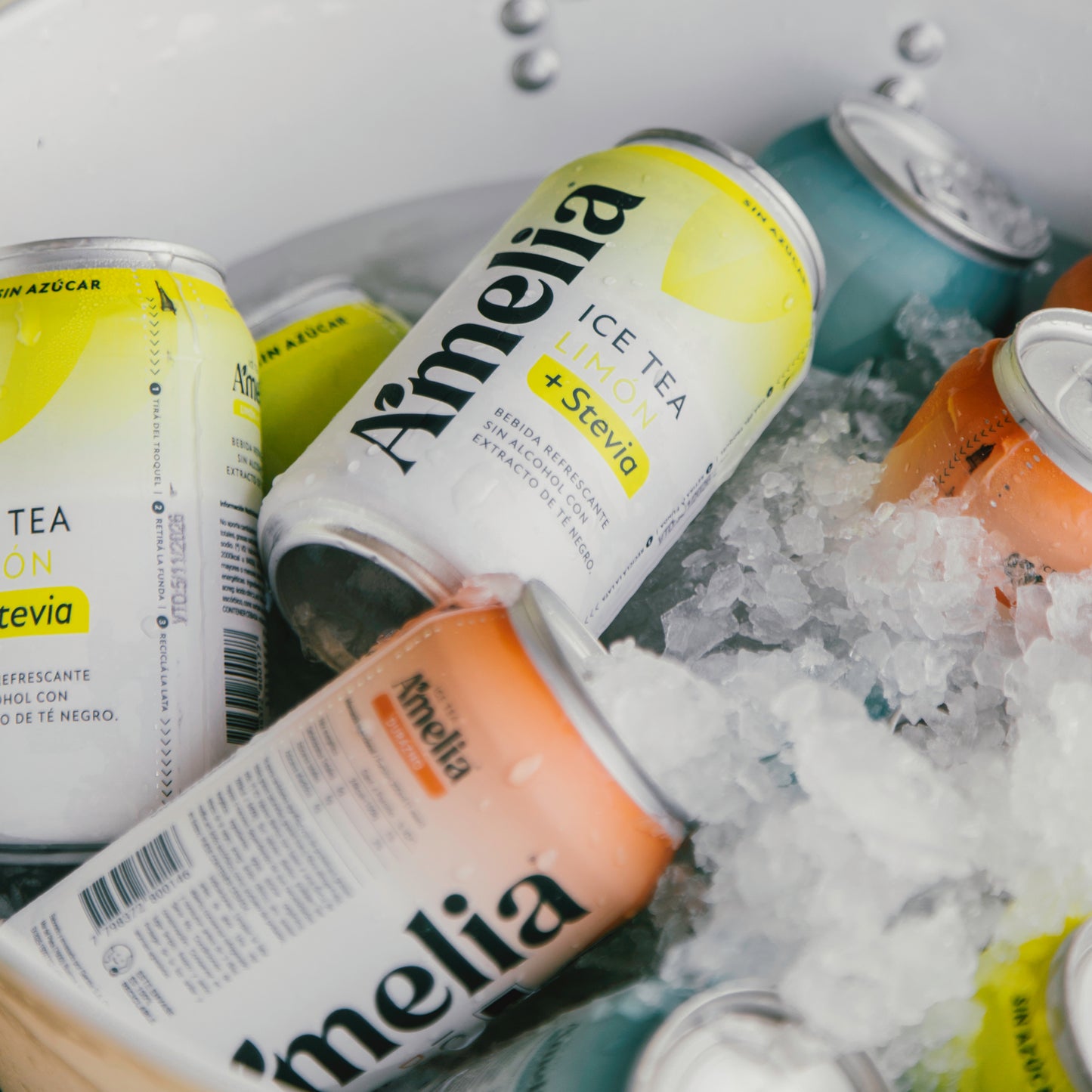 Amelia Ice Tea Lemon & Stevia | Sugar-Free Ready-to-Drink Iced Tea Six-Pack