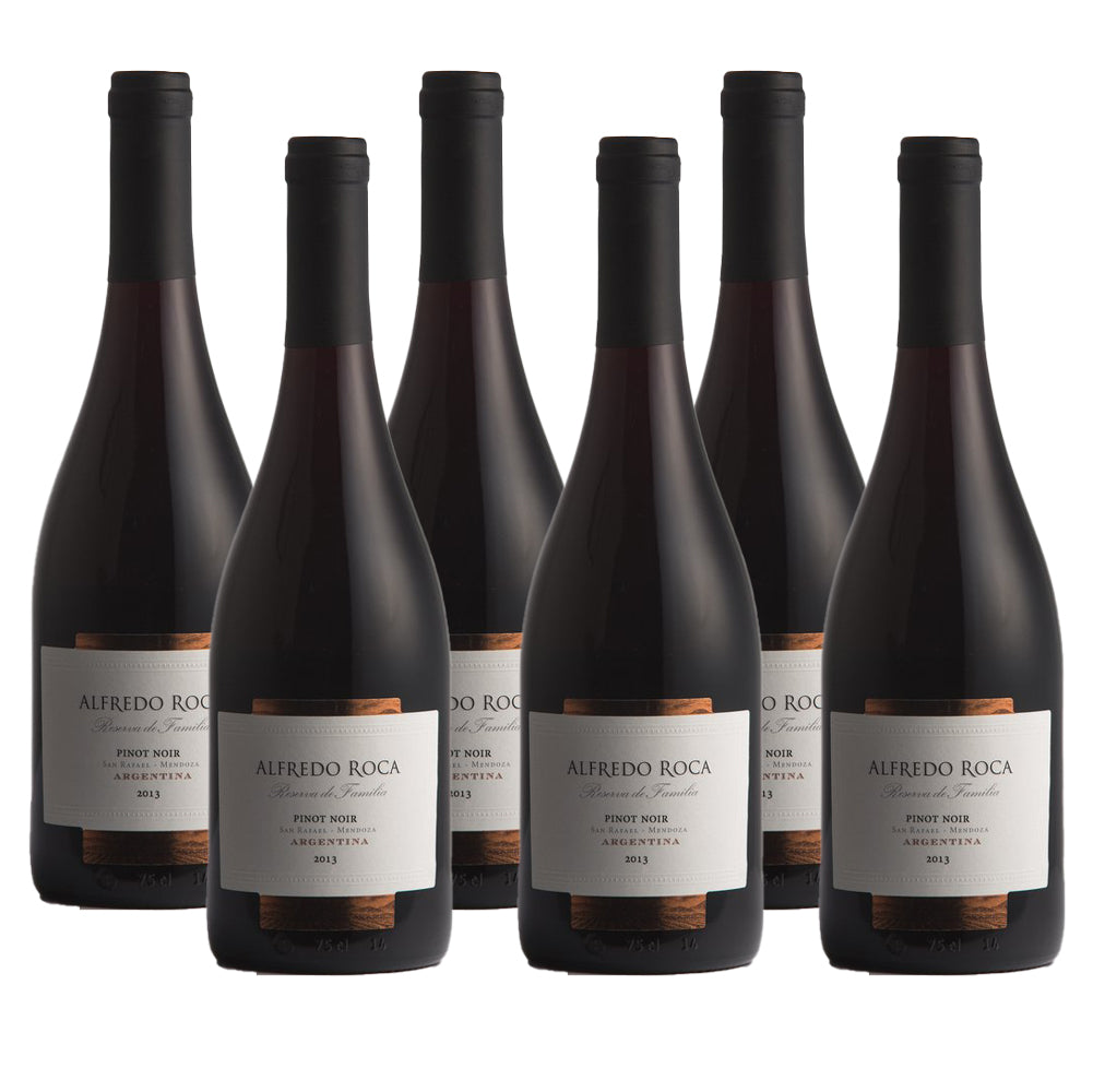 Alfredo Roca Reserva de Familia Pinot Noir 750 ml (box of 6 bottles).