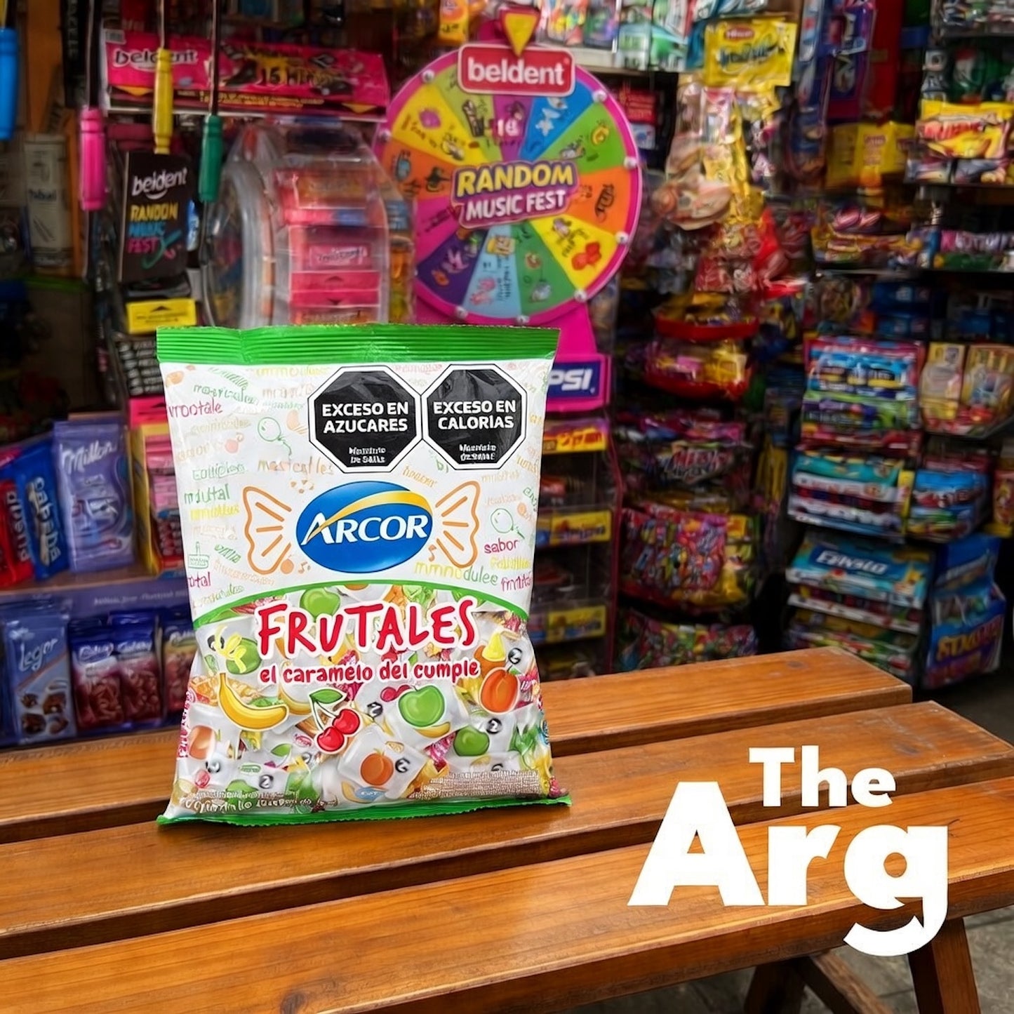 Arcor Soft Candies Assorted Fruit Flavors 800g / 28.21 oz | Argentine Chewy Candy Mix