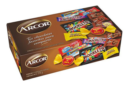 Arcor Assorted Chocolates Box “Kiosco en Casa” – 246g/0.54lb