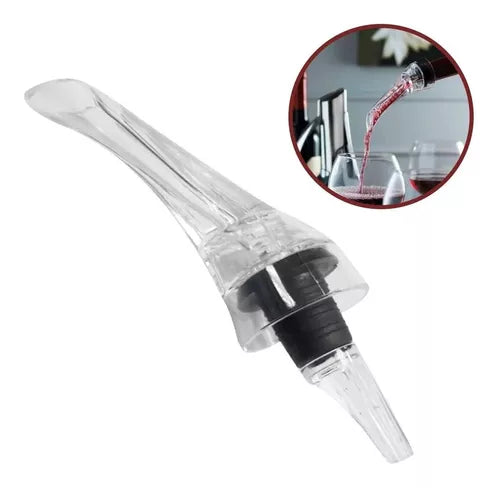 Wine Bottle Aerating Decanter Spout with Pourer - Pico Oxigenador de Vino.