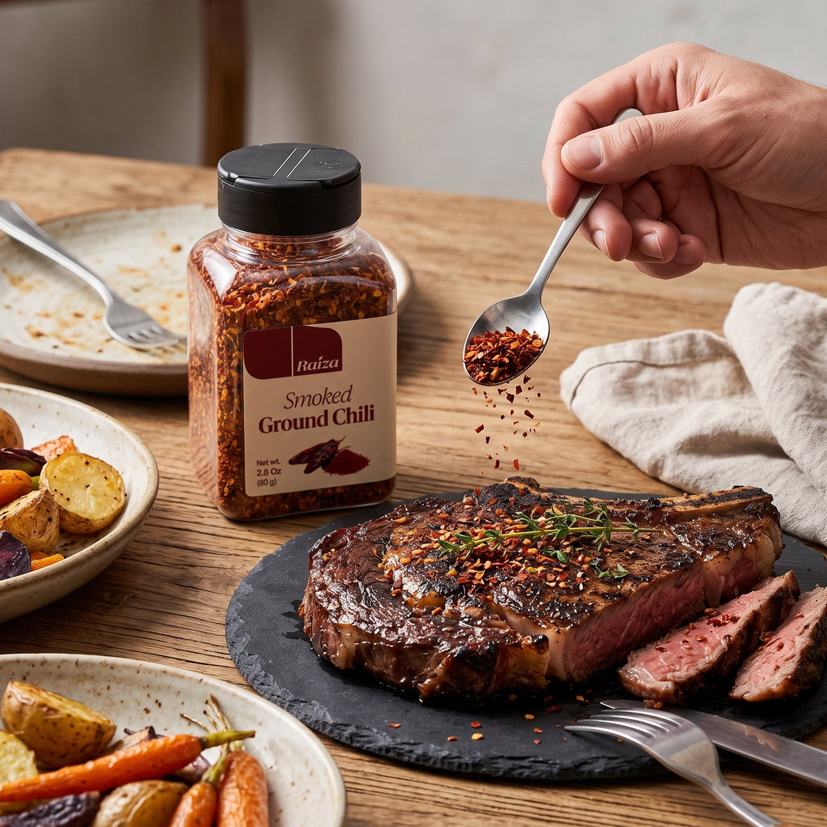RAIZA Ají Molido Ahumado – Argentine Smoked Ground Chili 2.8 oz (80g)