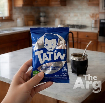Alfajor Tatín White Chocolate with Dulce de Leche 33 g / 1.1 oz