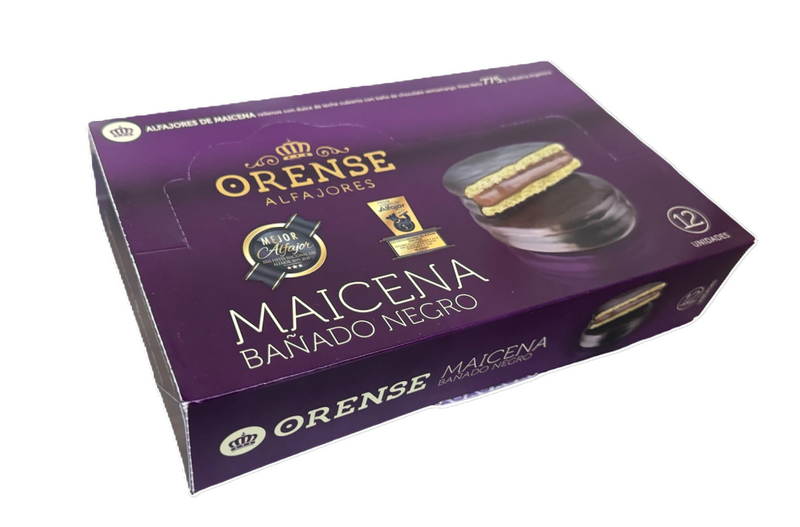 Orense Maicena Alfajores Coated in Dark Chocolate 12u 775g/1.70lb