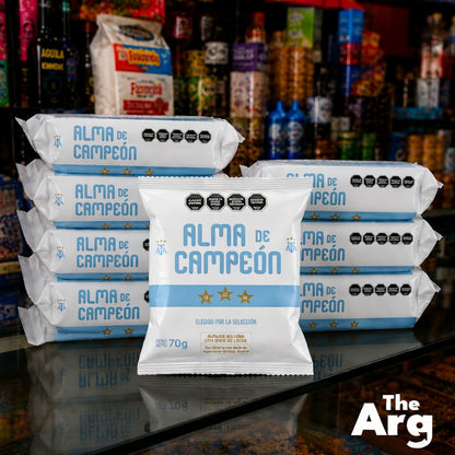 Alma de Campeón White Fantasy Alfajores Box 12 Units | Argentine Sweet Cookies