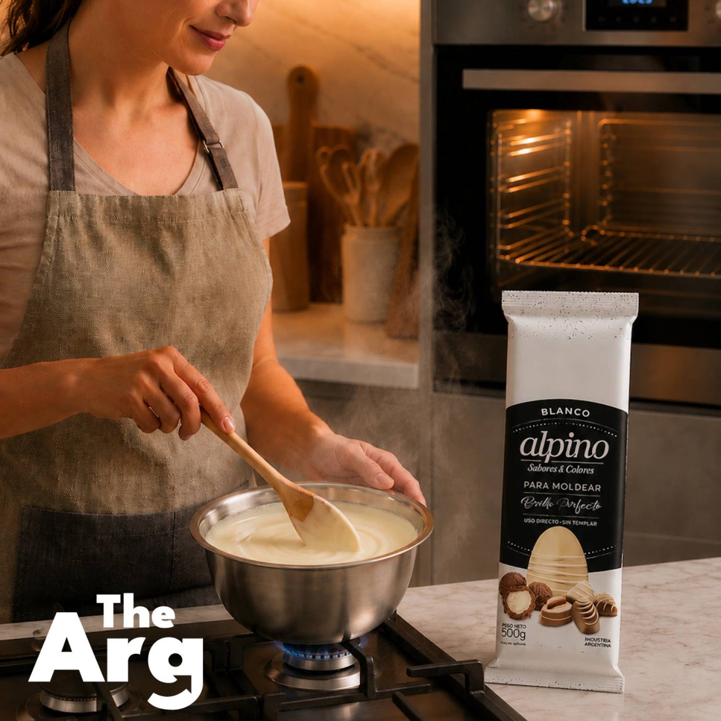 Alpino White Chocolate Coating Tablet for Molding 500g / 1.10lb