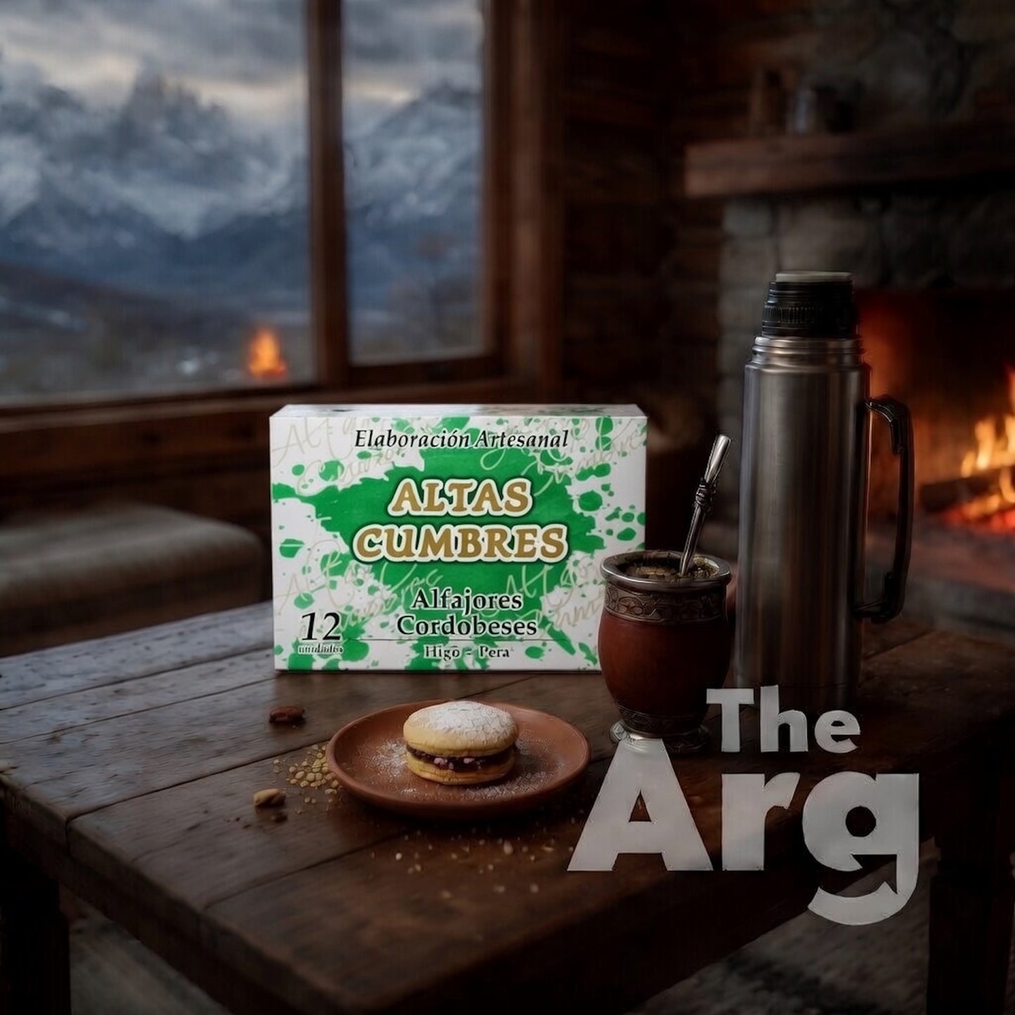 Altas Cumbres Artisanal Alfajores Fig & Pear | 12 Pack (800g / 1.76 lb)