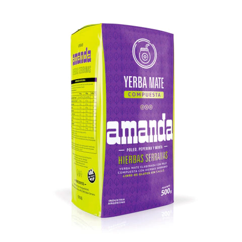 Yerba Mate Amanda Mixed with Mountain Herbs 500g/1.1lb