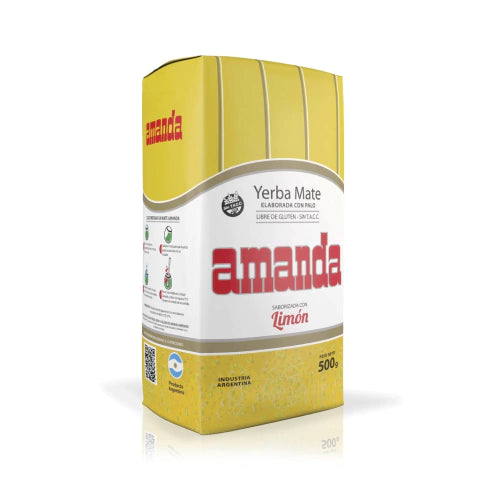 Yerba Mate Amanda Lemon Flavor 500g/1.1lb