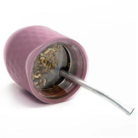 Mate With Spill-proof Lid + Straw - Mate con Sistema Antivuelco + Bombilla