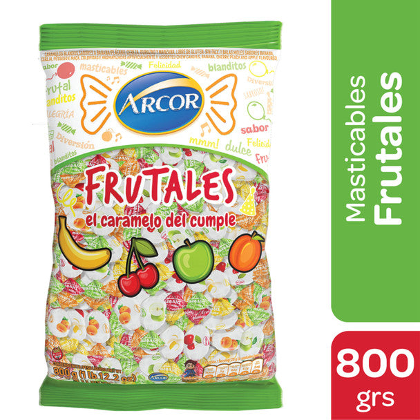 Arcor Soft Candies Assorted Fruit Flavors 800g / 28.21 oz | Argentine Chewy Candy Mix