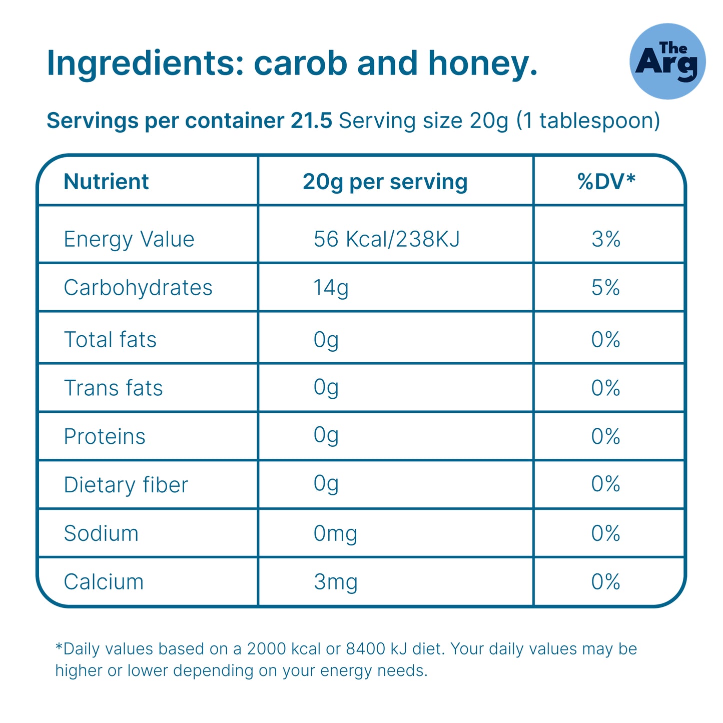 Carob Syrup by Calandri – Arrope de Algarroba 430g / 0.94lb
