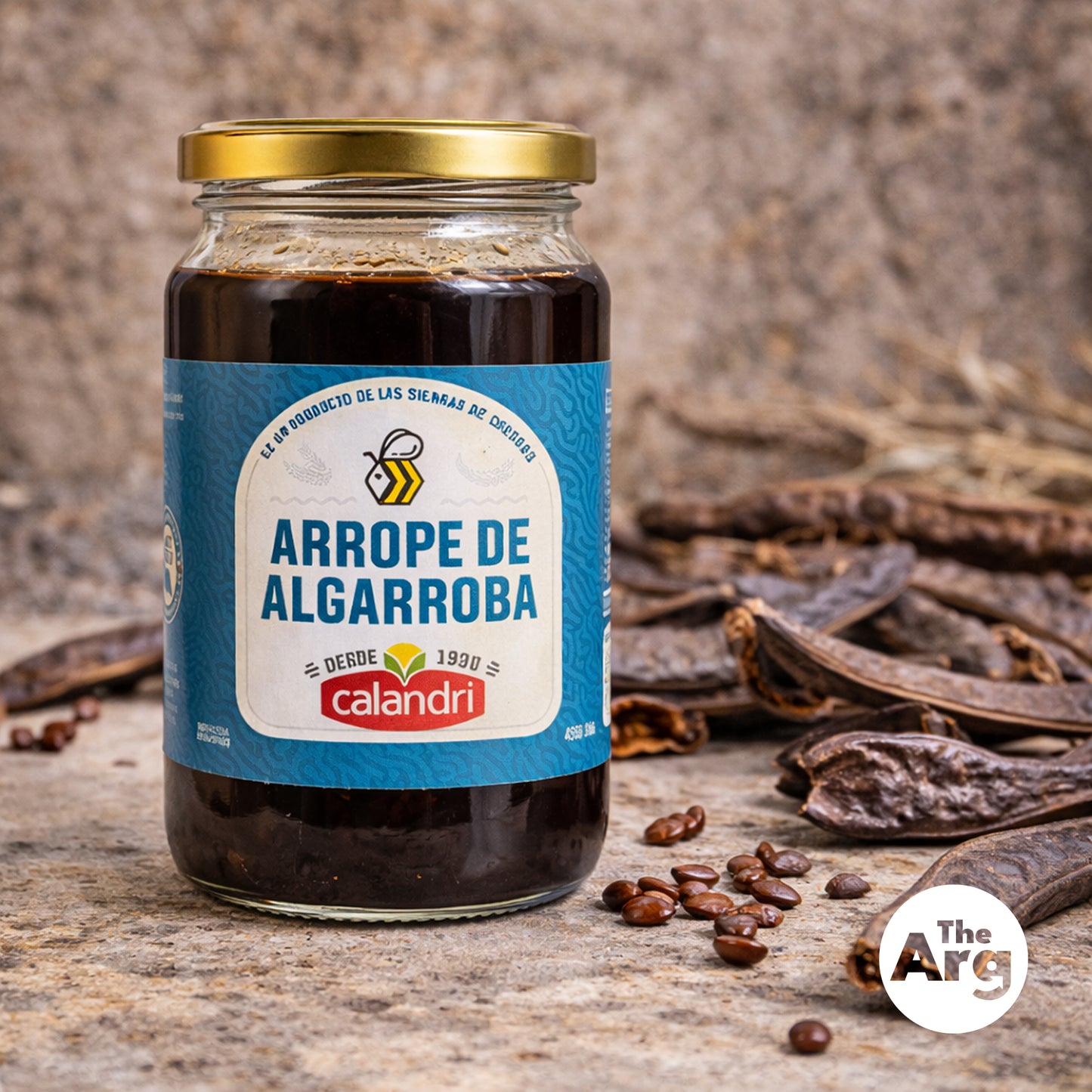 Carob Syrup by Calandri – Arrope de Algarroba 430g / 0.94lb