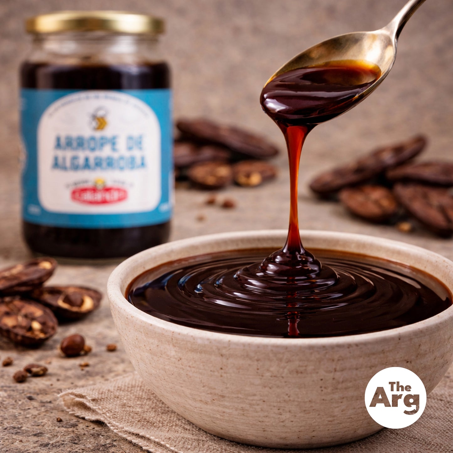 Carob Syrup by Calandri – Arrope de Algarroba 430g / 0.94lb
