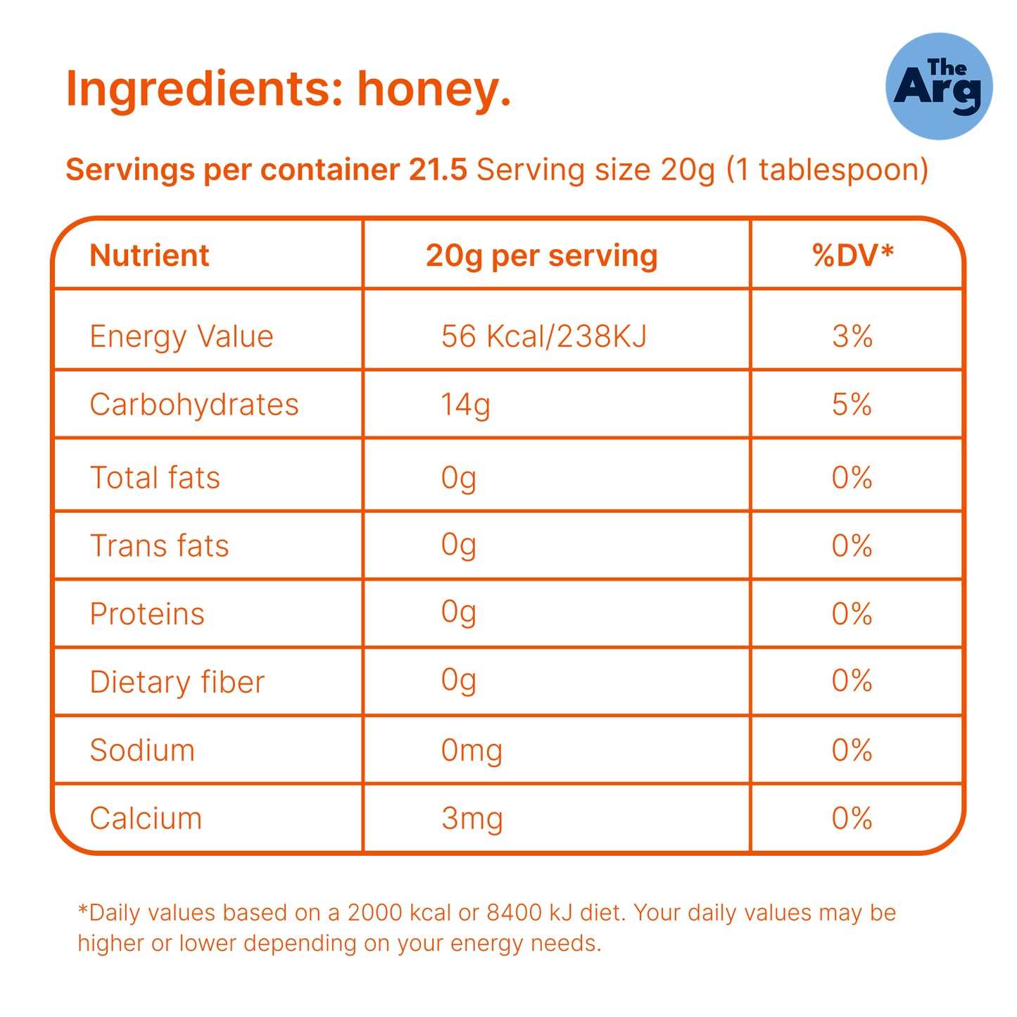 Honey Syrup by Calandri – Arrope de Miel 430g / 0.94lb
