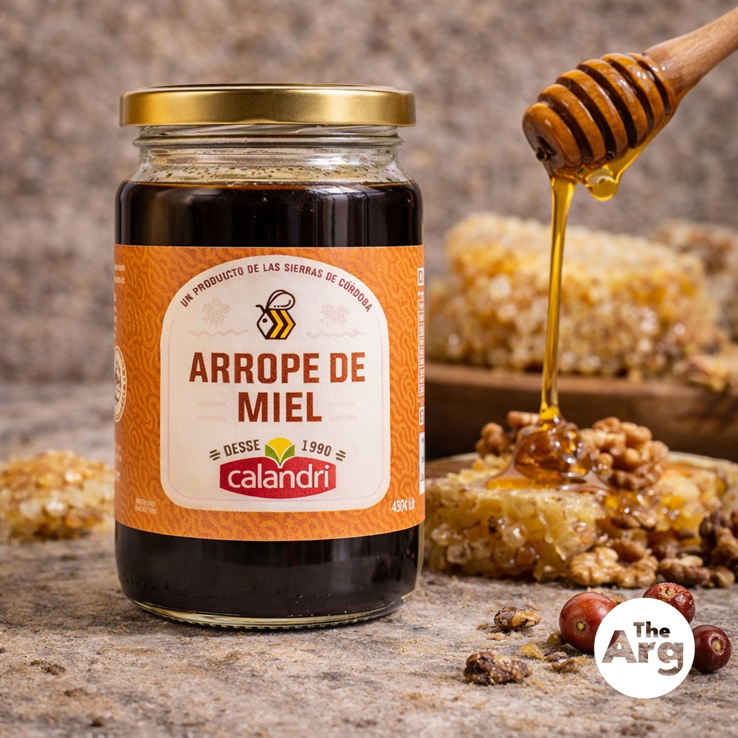 Honey Syrup by Calandri – Arrope de Miel 430g / 0.94lb