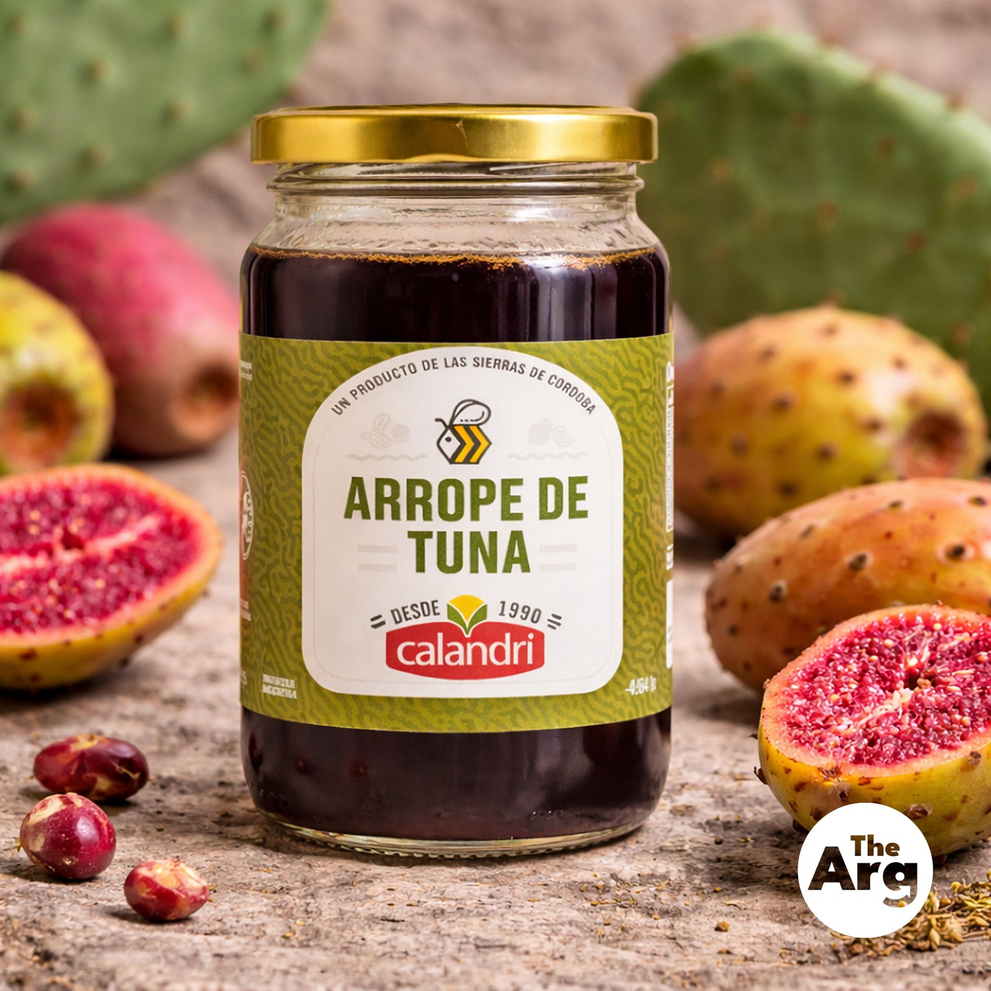 Prickly Pear Syrup by Calandri – Arrope de Tuna 430g / 0.94lb