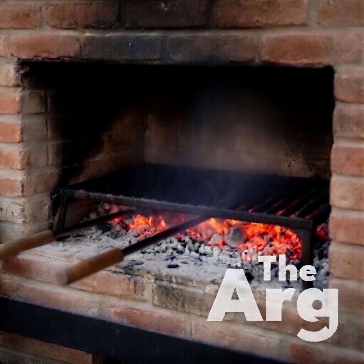 Kit para barbacoa: pala grande y atizador